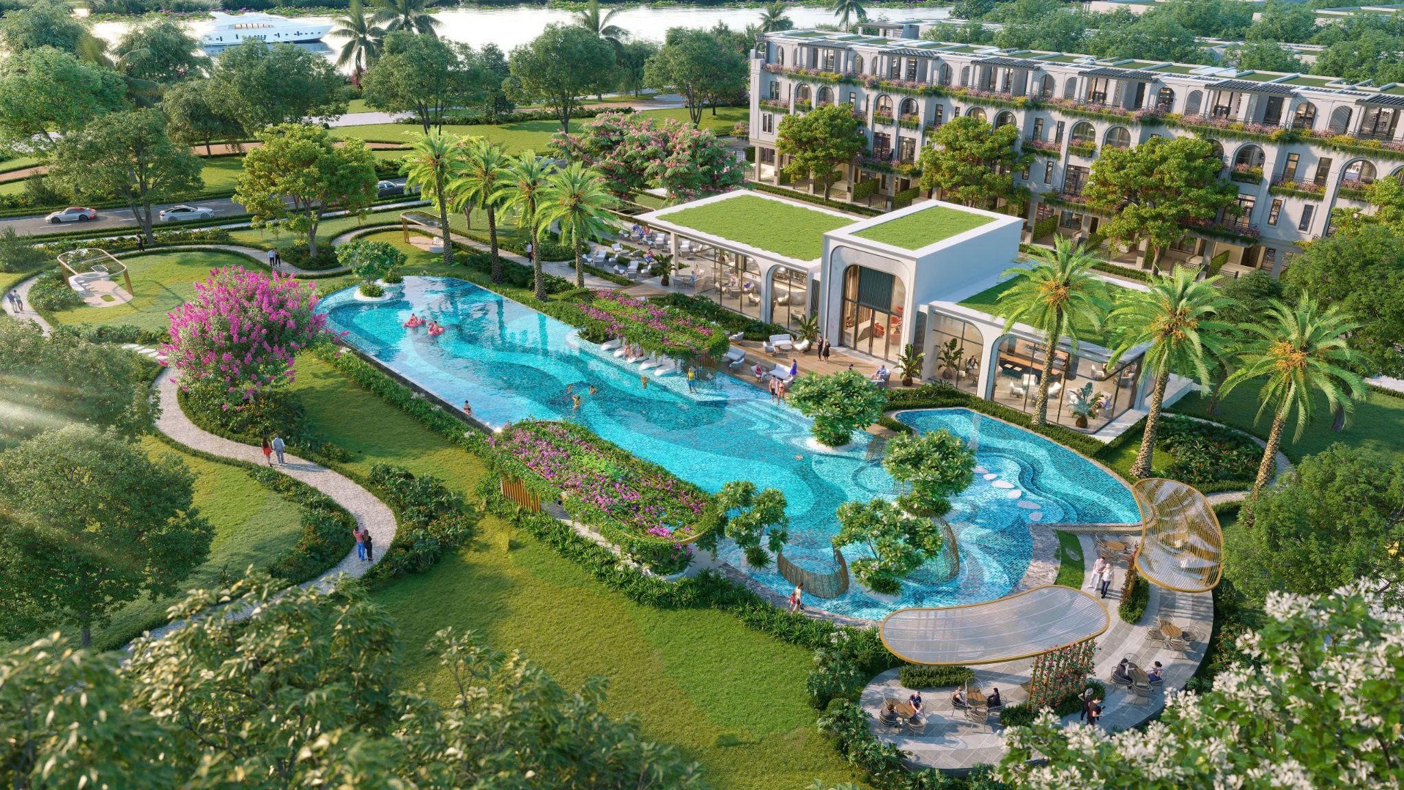 Quy hoạch Quy Nhơn Iconic đầy mảng xanh, mang lại gi&aacute; trị sống an l&agrave;nh. Nguồn: Realty Holdings.