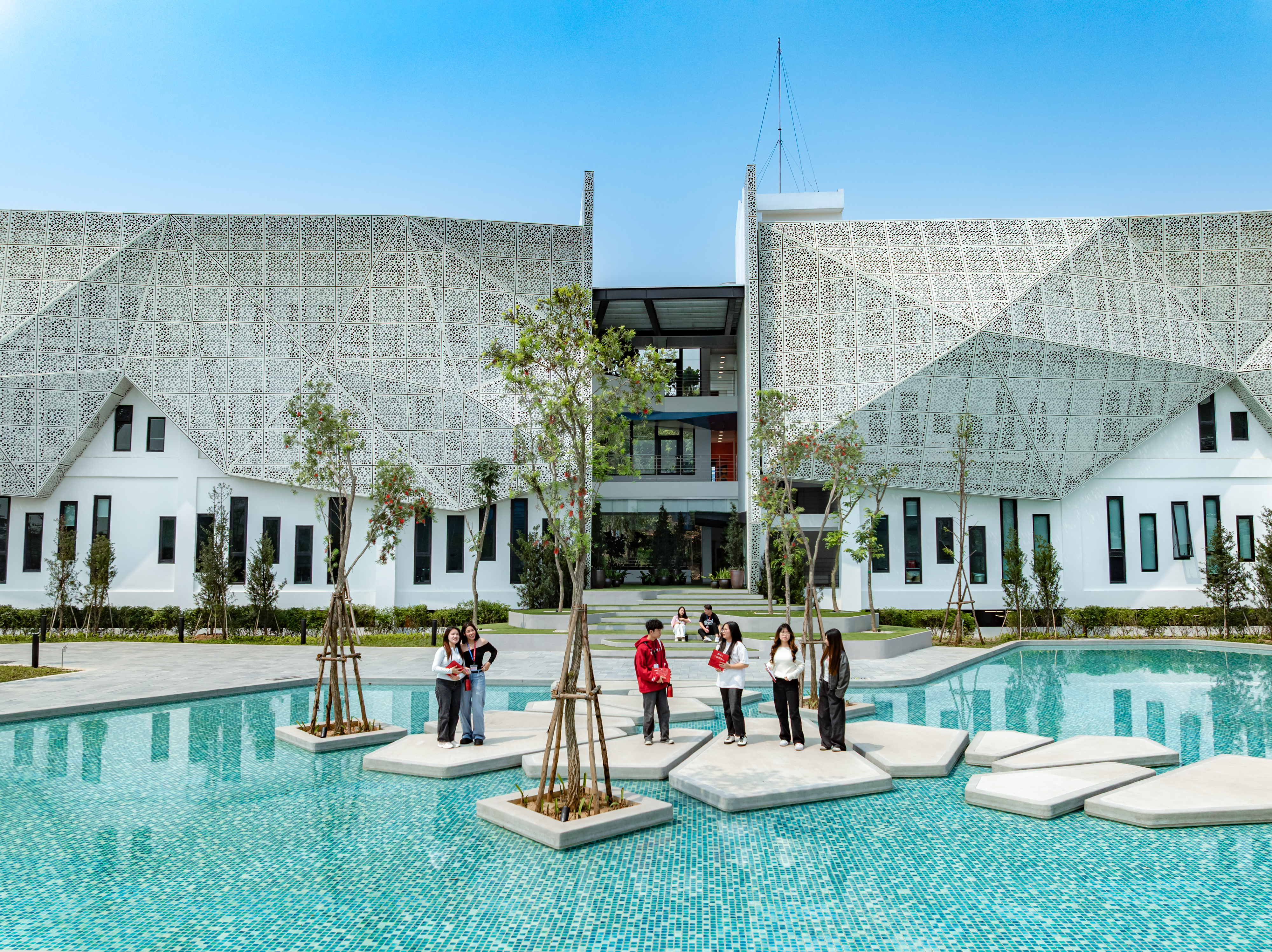 Khuôn viên của trường Đại học Anh Quốc Việt Nam. Ảnh minh hoạ