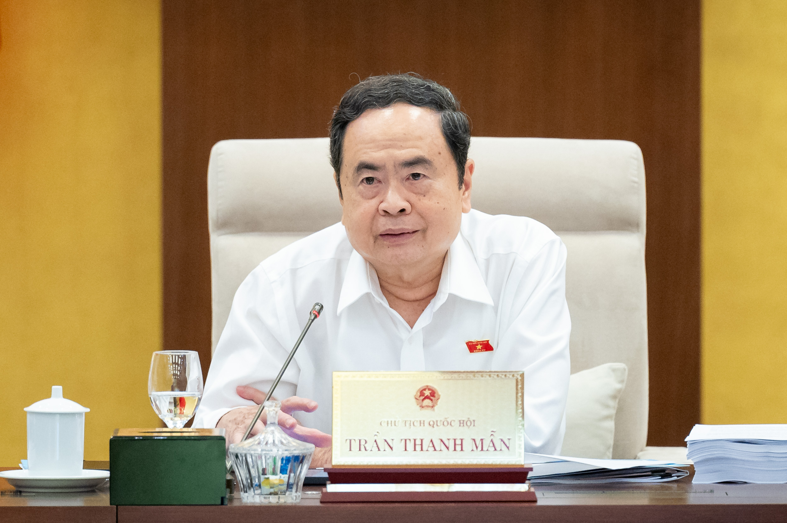 Chủ tịch Link Trang Chủ PG88.Com Mới #2026 Trần Thanh Mẫn ph&aacute;t biểu tại phi&ecirc;n họp.