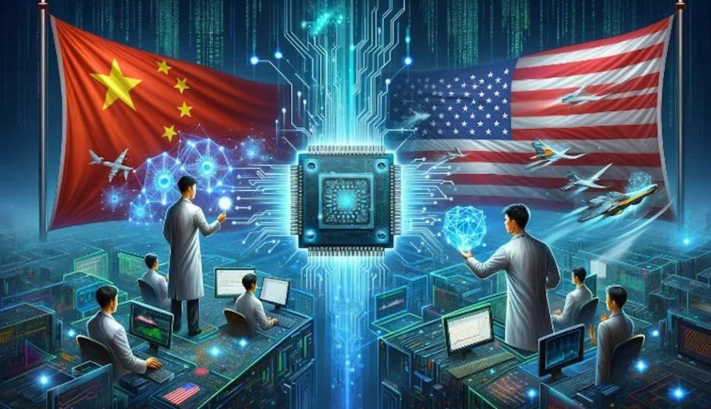 Mỹ và Trung Quốc đang chạy đua để giành quyền thống trị AI. Ảnh: X Screengrab