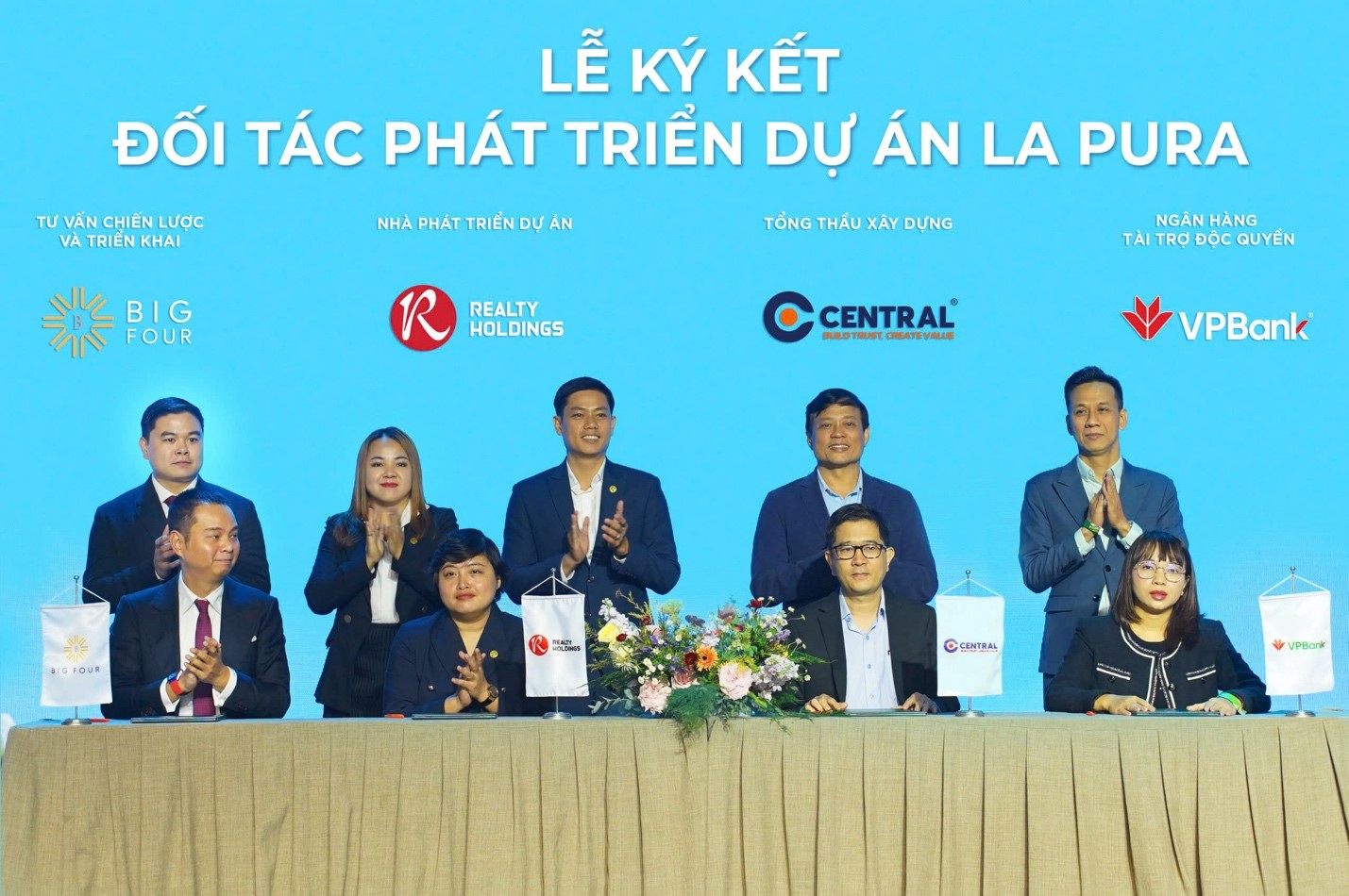 Th&agrave;nh phố dưỡng l&agrave;nh La Pura được bảo chứng chất lượng bởi &ldquo;Bộ tứ&rdquo; thương hiệu h&agrave;ng đầu: Realty Holdings - VPBank - CENTRAL - Big Four.
