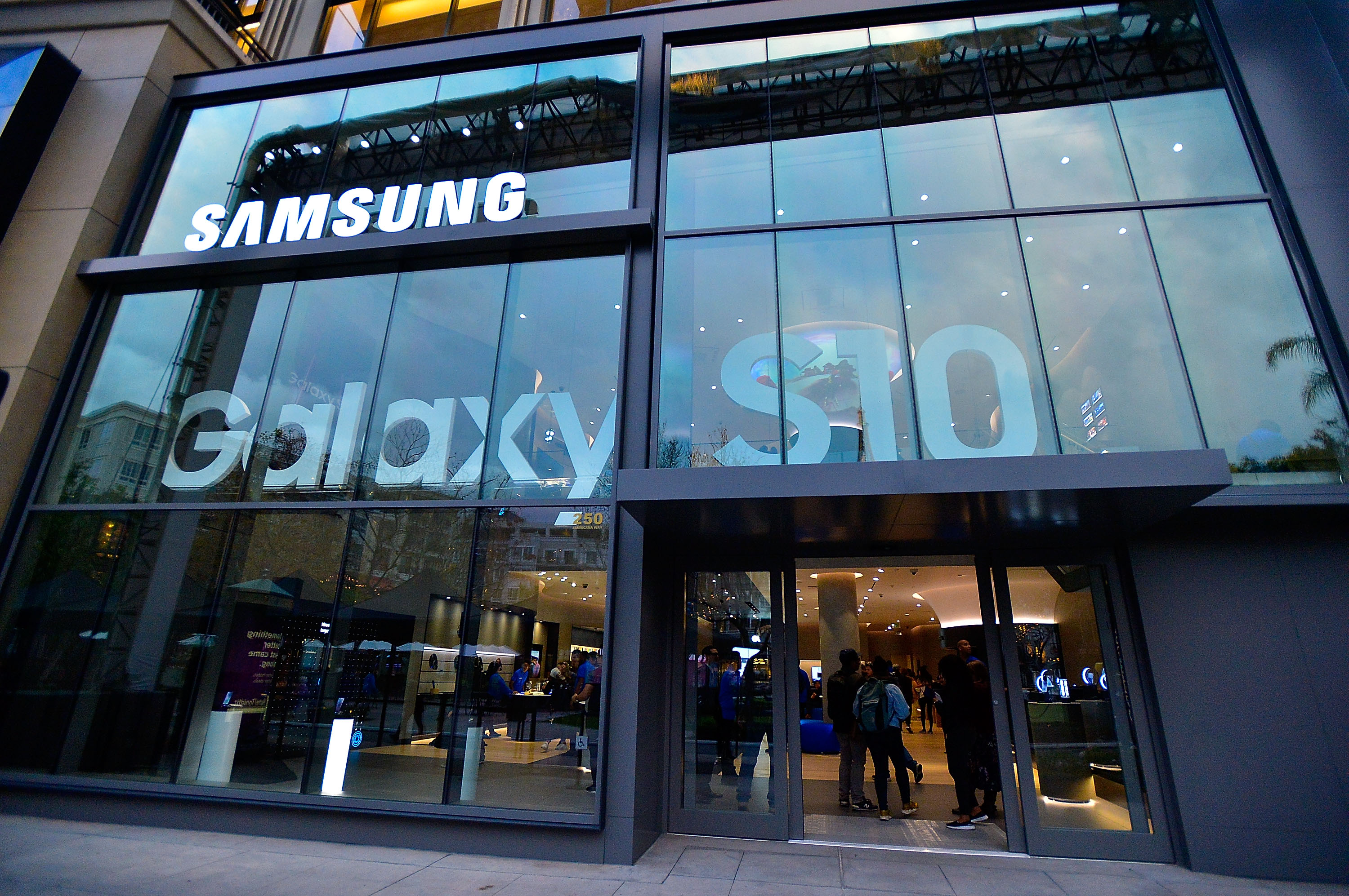 Một cửa hàng của Samsung. 