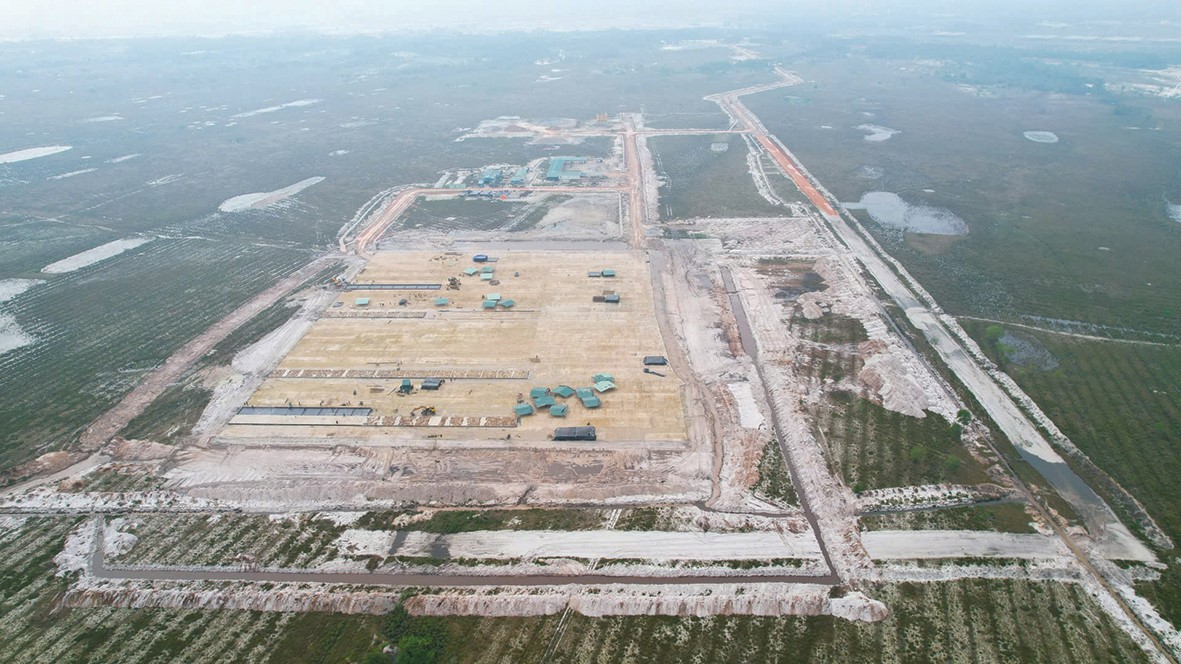 C&ocirc;ng trường thi c&ocirc;ng dự &aacute;n&nbsp;Cảng h&agrave;ng kh&ocirc;ng Quảng Trị&nbsp;