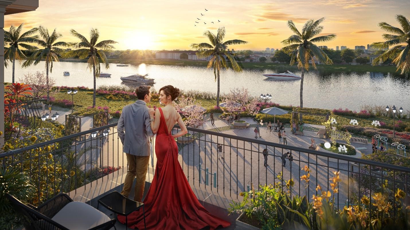 Ph&uacute; Thị Riverside với vị tr&iacute; đắt gi&aacute; ven s&ocirc;ng.
