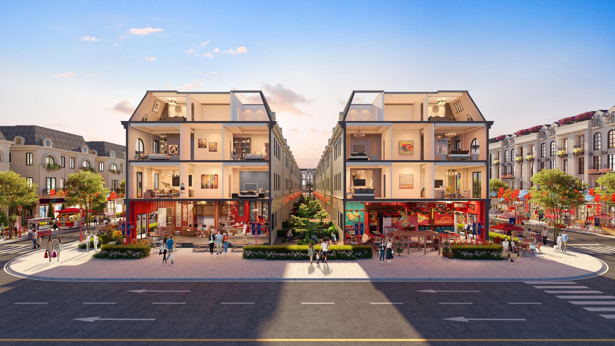 Shophouse Economy City - Kh&ocirc;ng gian Pg88ok ưu đãi hấp dẫn hiện đại.