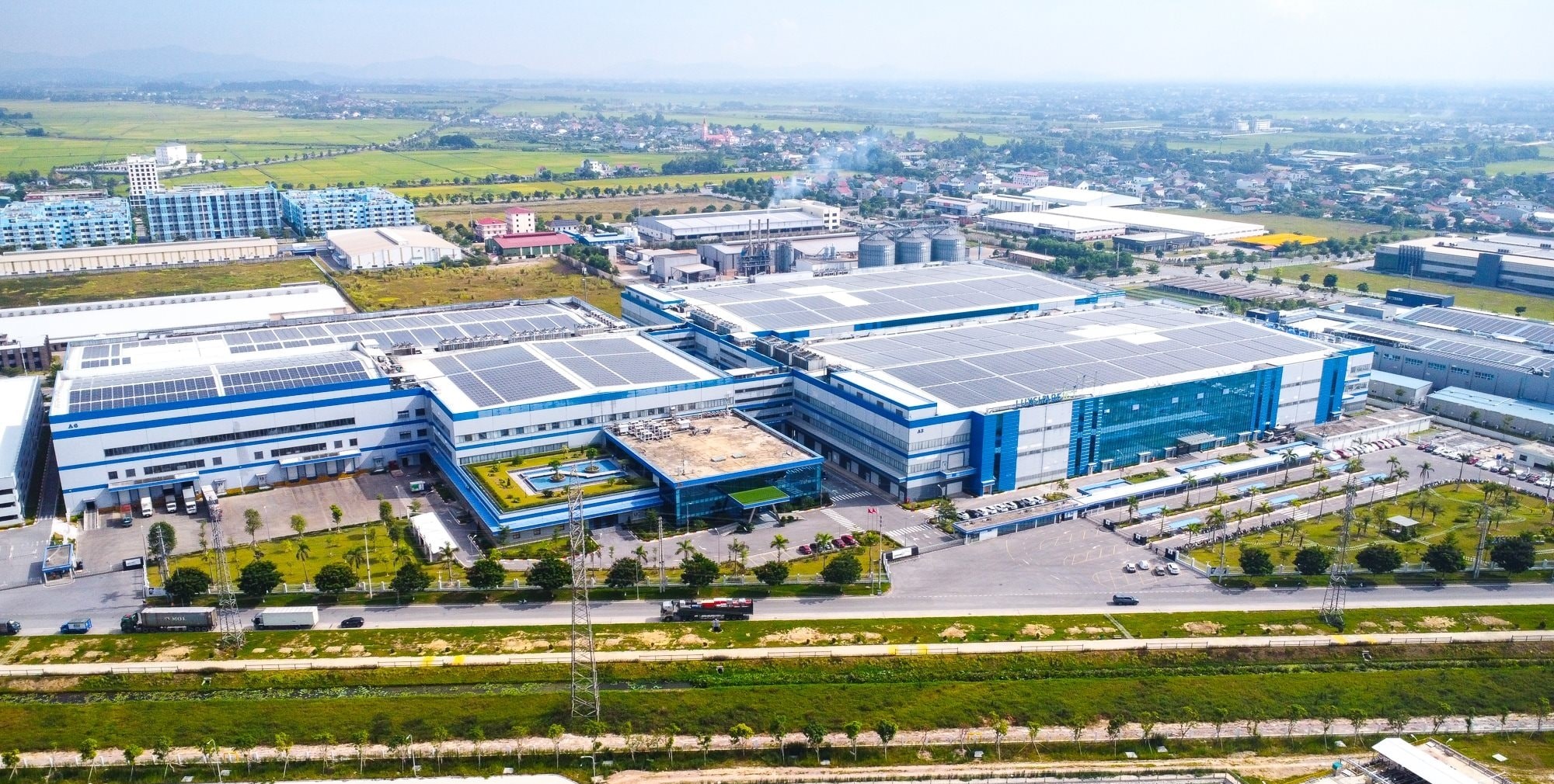 Khu PG88 Trang chủ nhà cái top 1 VSIP Nghệ An. Ảnh: Thành Cường