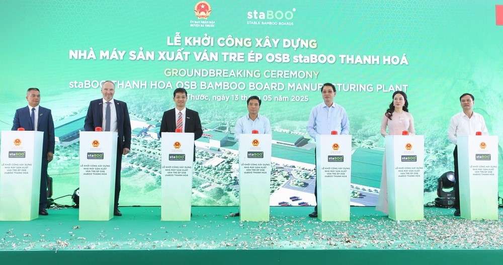 L&atilde;nh đạo tỉnh Thanh Ho&aacute; v&agrave; nh&agrave; Pg88vn Trang Chủ Chính Thức&nbsp;nh&agrave; Pg88vn Trang Chủ Chính Thức thực hiện nghi thức khởi c&ocirc;ng