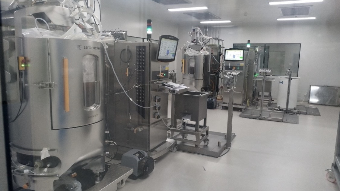 Hệ thống nu&ocirc;i cấy tế b&agrave;o sản xuất kh&aacute;ng nguy&ecirc;n. Ảnh do Nanogen cung cấp.