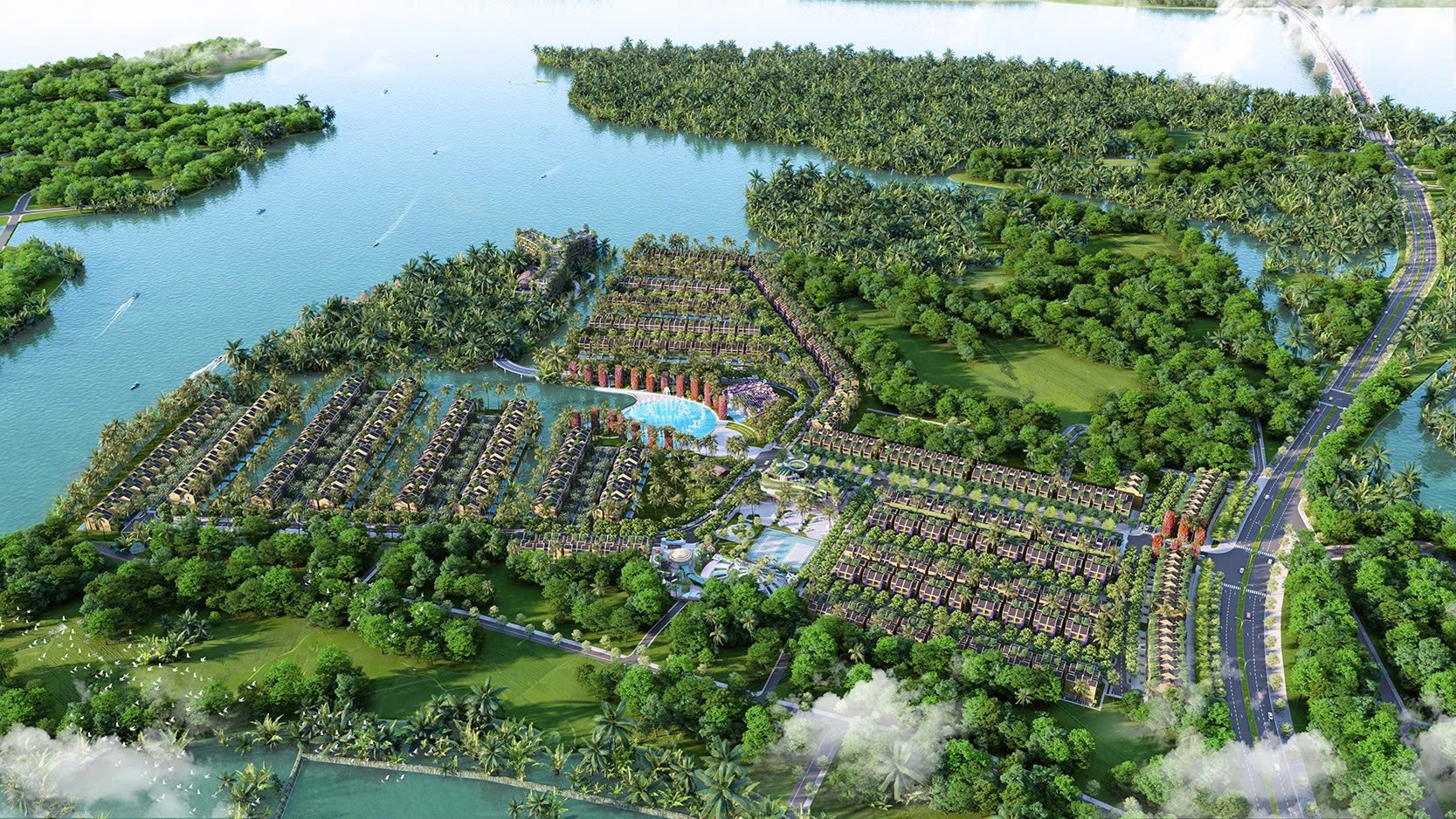 Phối cảnh dự &aacute;n Casamia Balanca Hoi An.