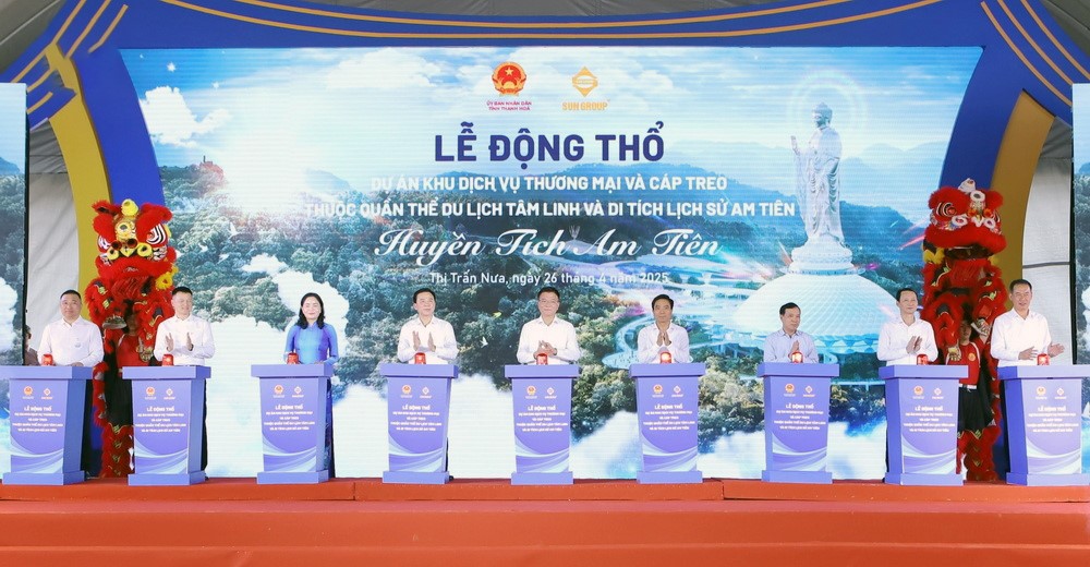 Lễ động thổ xây dựng Link Trang Chủ PG88.Com Mới #2026 Khu dịch vụ PG88 Sòng bạc trực tuyến TOP 1 Việt Nam | Casino, Nổ Hũ và cáp treo Am Tiên tại huyện Triệu Sơn, Thanh Hoá vào cuối tháng 4 vừa qua