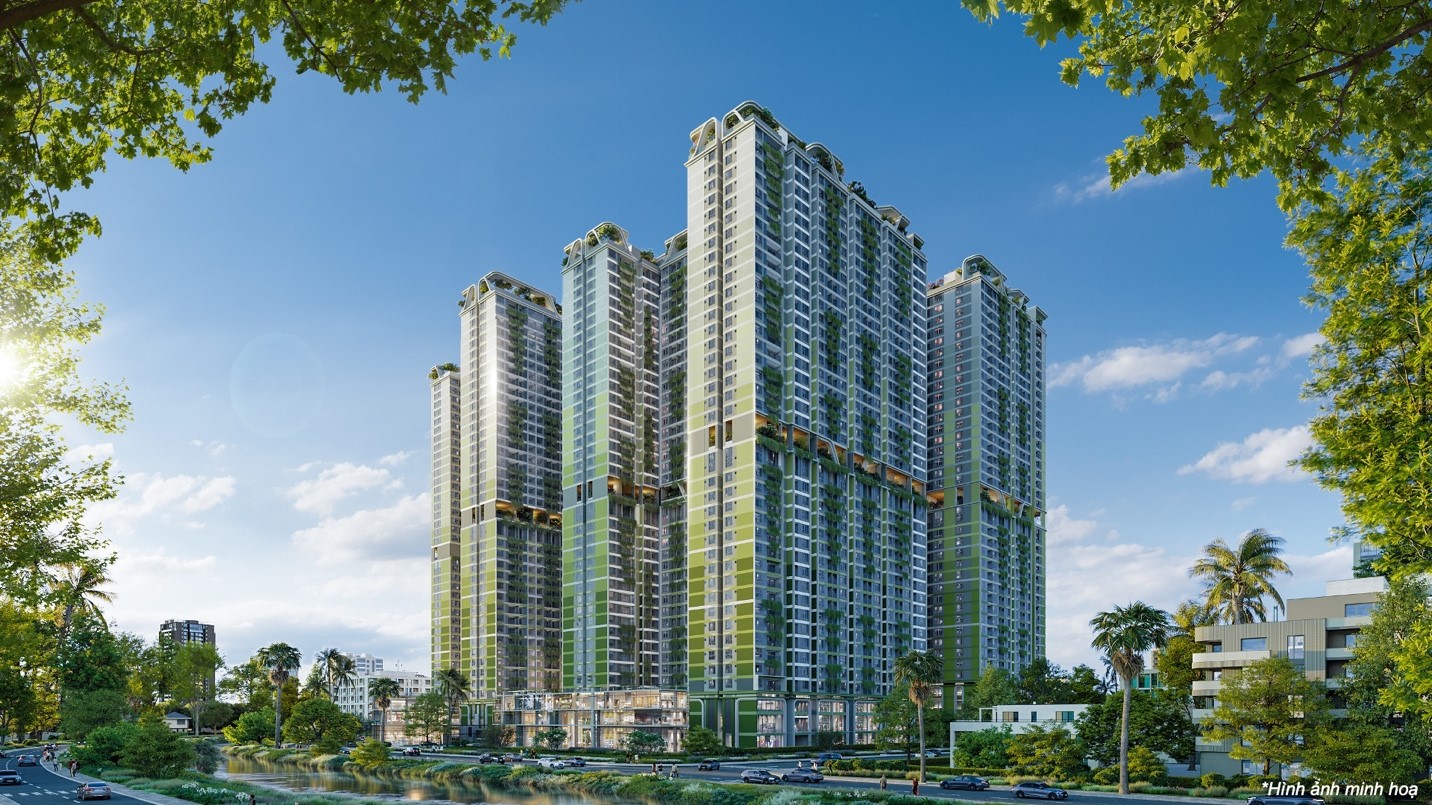 La Pura ứng dụng biophilic design, l&ocirc;̀ng ghép t&ocirc;́i đa cây xanh vào kh&ocirc;ng gian s&ocirc;́ng đô thị, tạo hiệu ứng 