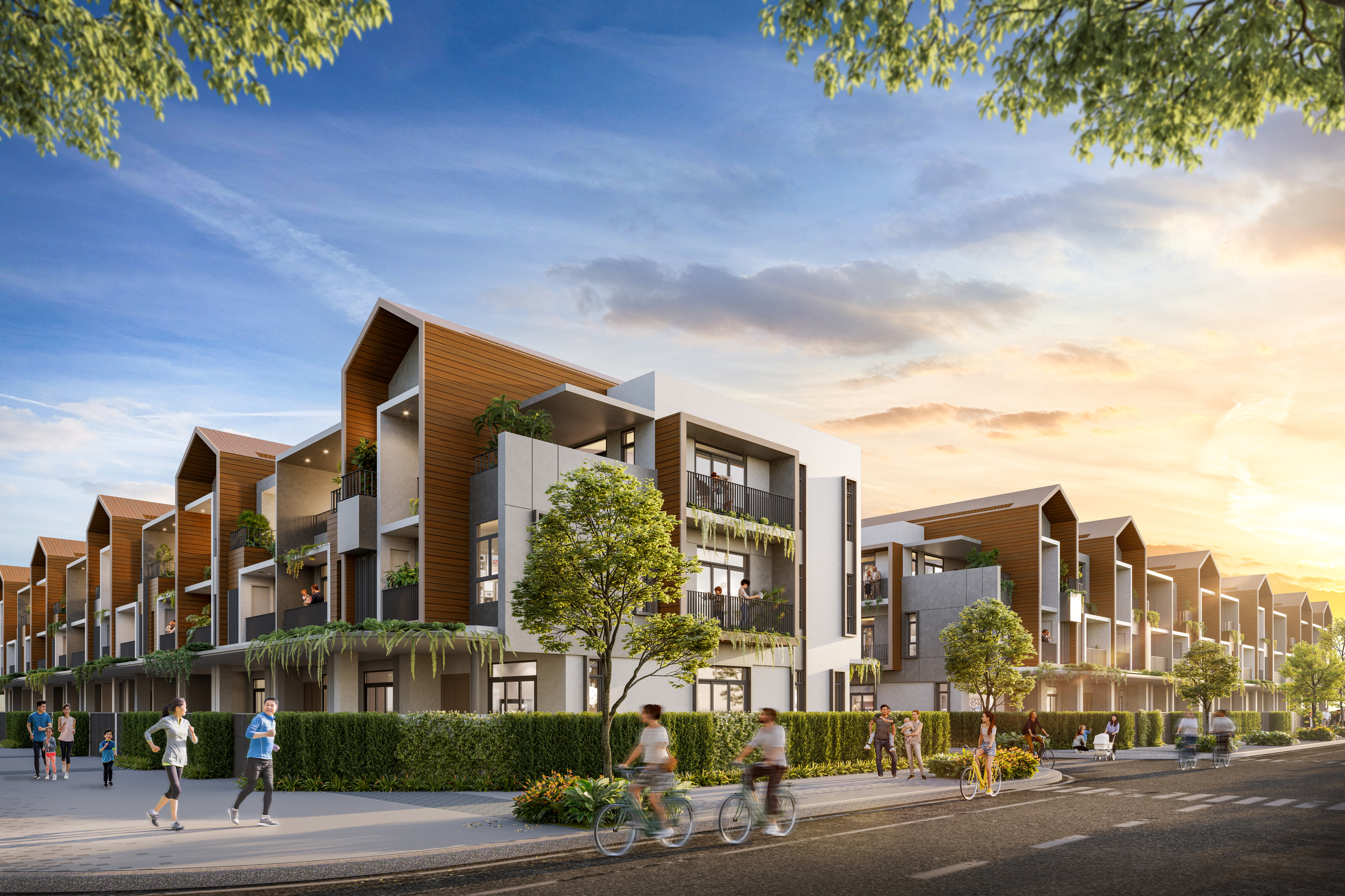 Thiết kế 2 mặt tiền với kh&ocirc;ng gian b&agrave;i tr&iacute; linh hoạt gi&uacute;p mỗi ng&ocirc;i nh&agrave; Artisan Park ph&ugrave; hợp với đa dạng mục đ&iacute;ch sử dụng.