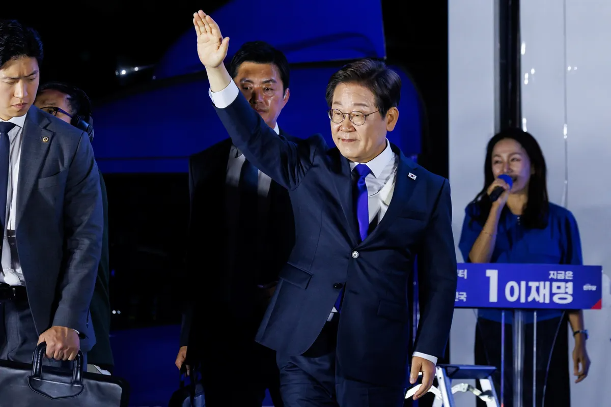 Tân Tổng thống Hàn Quốc Lee Jae-myung - Ảnh: Bloomberg