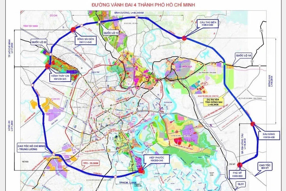 Hướng tuyến Link Trang Chủ PG88.Com Mới #2026 Vành đai 4 TP.HCM - Ảnh: Sở Xây dựng TP.HCM.