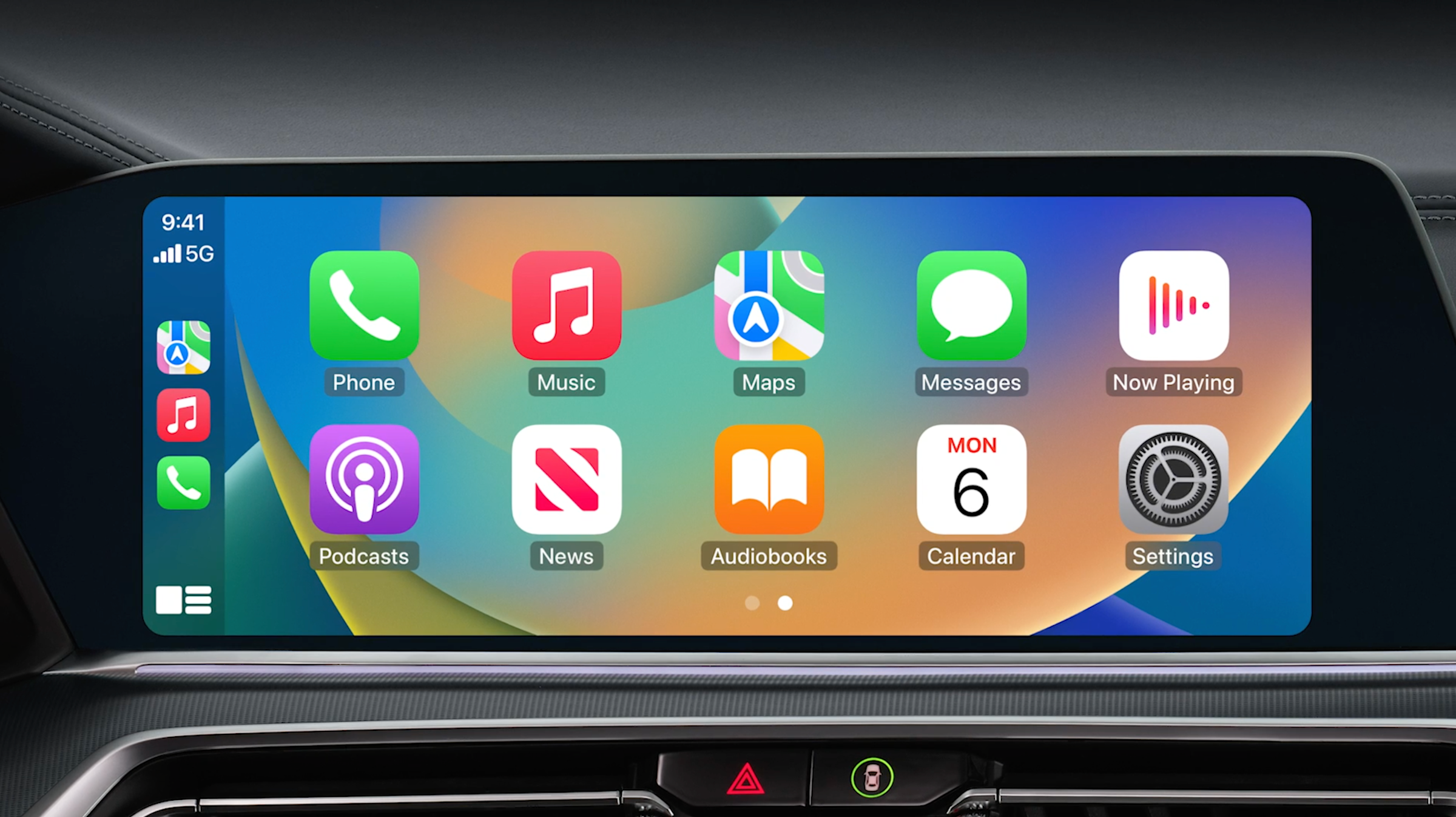 Giao diện iOS CarPlay dự kiến được n&acirc;ng cấp giống iPhone.