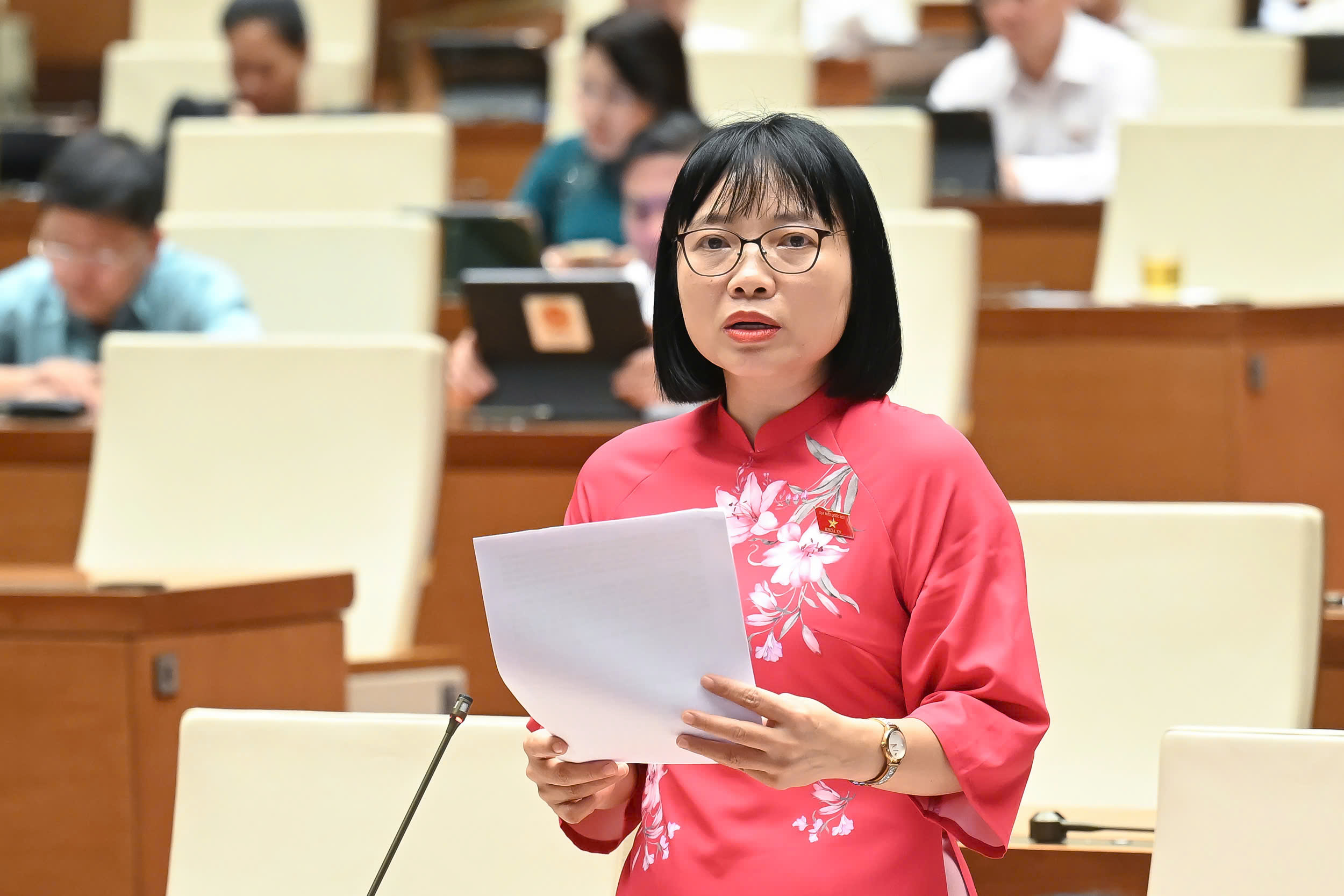 Đại biểu&nbsp;Nguyễn Thị Việt Nga. Ảnh: Quochoi.vn