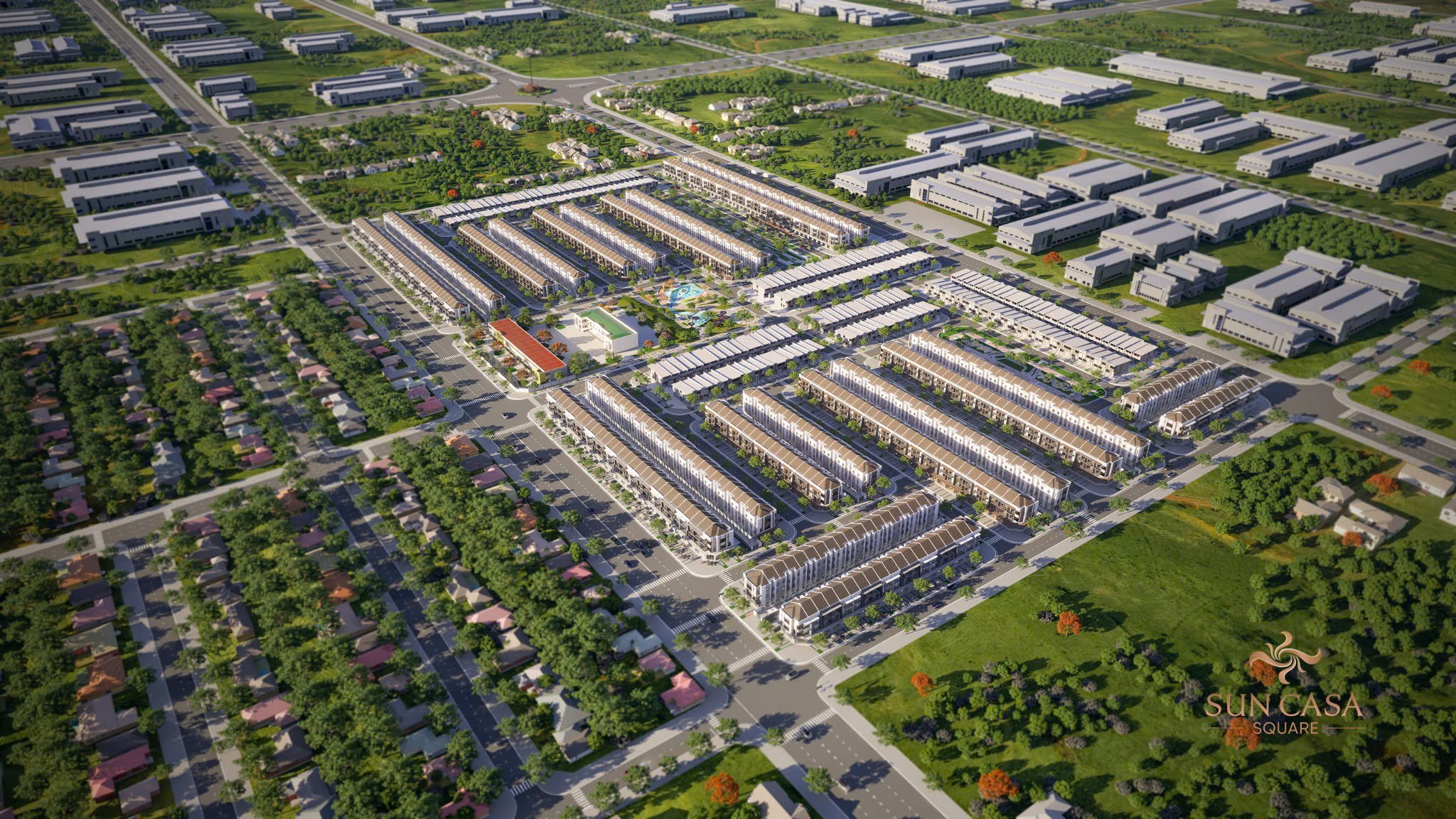 H&igrave;nh ảnh phối cảnh dự &aacute;n Sun Casa Square.