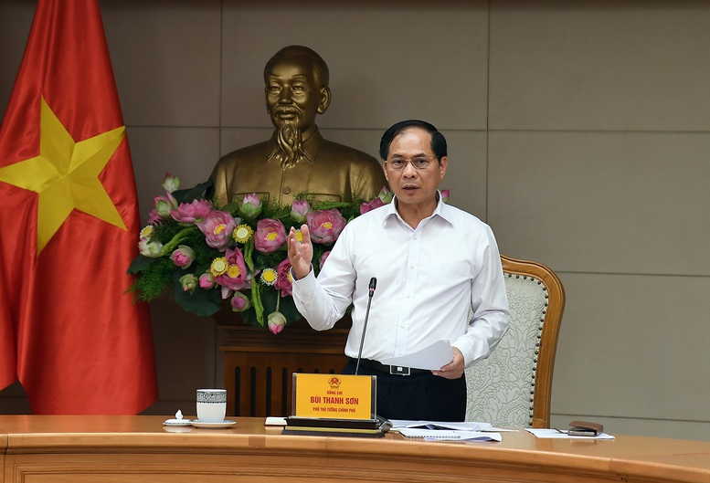 Phó Thủ tướng Bùi Thanh Sơn chủ trì cuộc họp rà soát tiến độ Link Trang Chủ PG88.Com Mới #2026 điện hạt nhân Ninh Thuận - Ảnh: VGP.