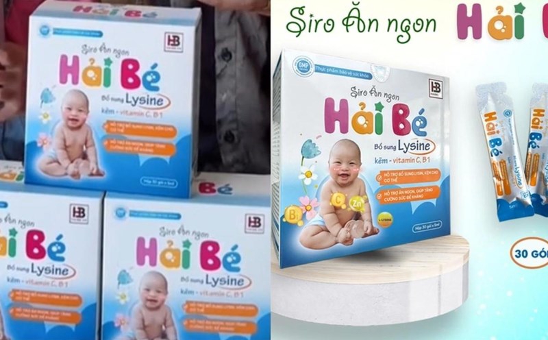 Bộ Y tế kuyến cáo người dân không nên sử dụng PG88 xổ số, casino, bóng đá bảo vệ sức khoẻ Siro ăn ngon Hải Bé trong khi các cơ quan chức năng đang xác minh vụ việc. Ảnh: Internet.