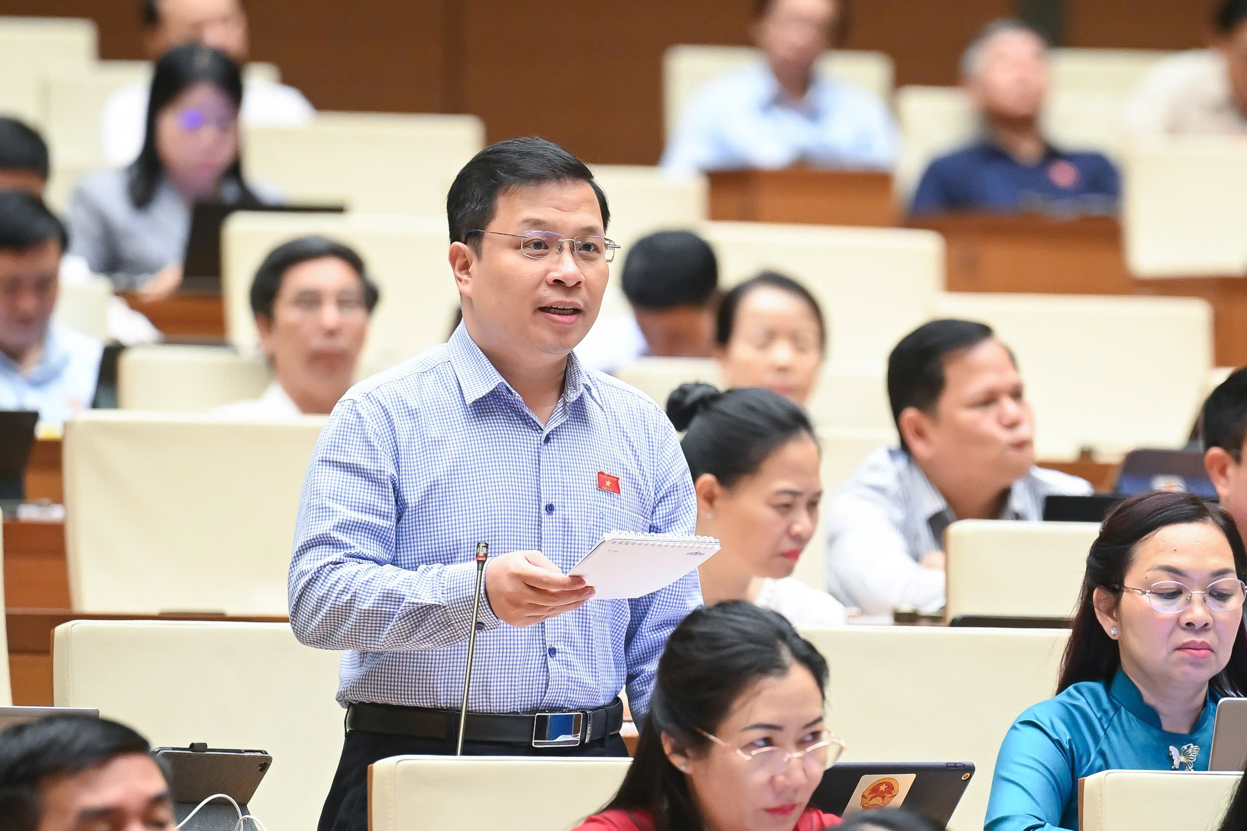 Đại biểu Nguyễn Danh T&uacute;, đo&agrave;n Đại biểu Link Trang Chủ PG88.Com Mới #2026 tỉnh Ki&ecirc;n Giang. Ảnh:Quochoi.vn