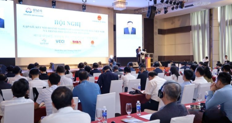 Hội nghị gặp gỡ, kết nối PG88 Link Dễ Nhớ Pg88.com giữa tỉnh Thanh H&oacute;a v&agrave; th&agrave;nh phố Seongnam (H&agrave;n Quốc).&nbsp;Ảnh: Minh Hằng.