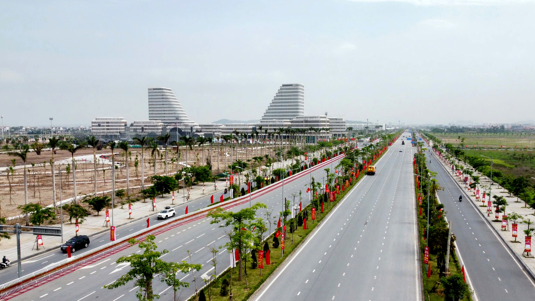 Đường Đỗ Mười thuộc Link Trang Chủ PG88.Com Mới #2026 hạ tầng kỹ thuật Khu đô thị mới Bắc sông Cấm.