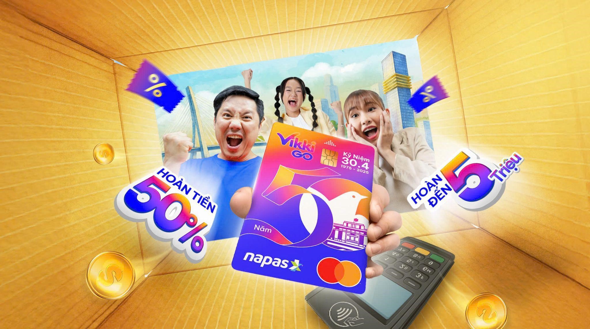 Trong giai đoạn mới ph&aacute;t h&agrave;nh, Vikki &aacute;p dụng chương tr&igrave;nh ưu đ&atilde;i ho&agrave;n tới 50% cho chủ thẻ v&agrave; nhiều chương tr&igrave;nh hấp dẫn kh&aacute;c.