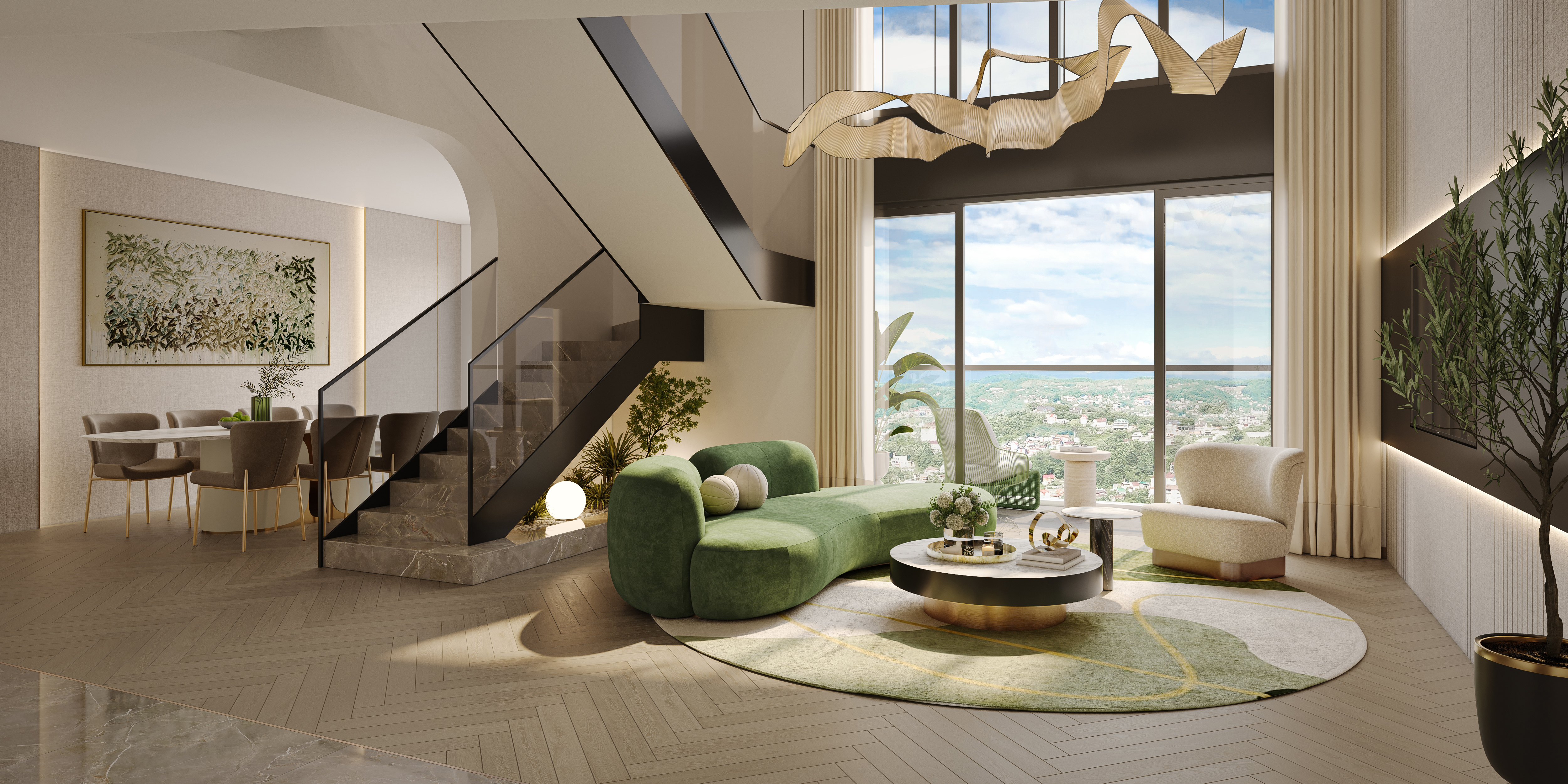 Tại LUMI&Egrave;RE Midtown, Chủ nh&acirc;n được trao &ldquo;to&agrave;n quyền&rdquo; thiết kế kh&ocirc;ng gian sống, biến căn hộ th&agrave;nh tuyệt t&aacute;c mang dấu ấn c&aacute; nh&acirc;n.