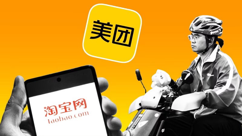 Các thành phố Trung Quốc hiện ngập tràn quảng cáo về các dịch vụ mới của Alibaba và JD.com