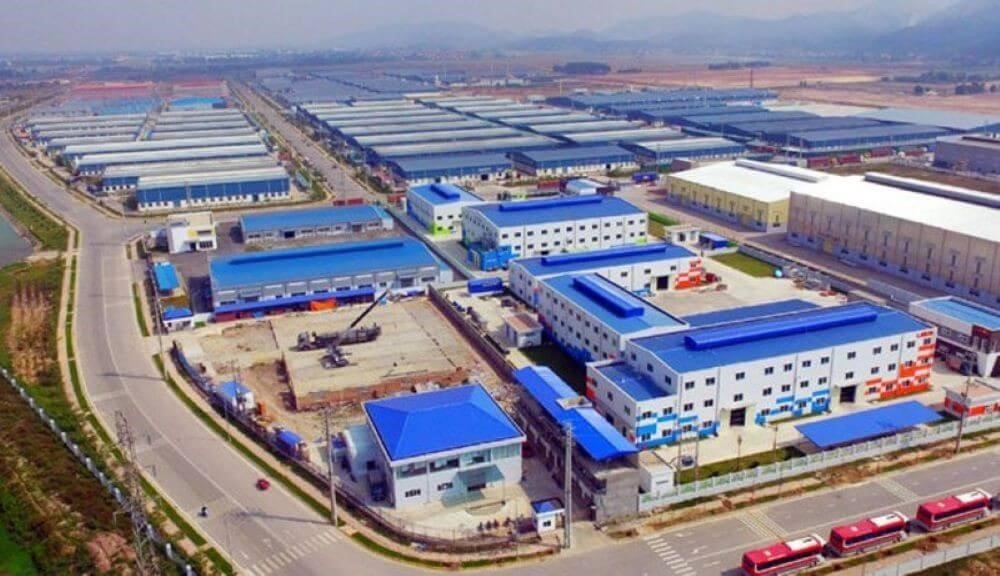 Khu c&ocirc;ng nghiệp Đ&igrave;nh Tr&aacute;m nằm tr&ecirc;n địa b&agrave;n phường Việt Y&ecirc;n. (Nguồn ảnh: internet).
