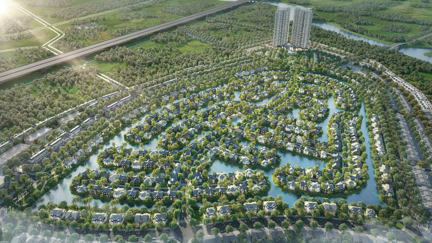 Retreat Island nằm tại trung t&acirc;m tr&aacute;i tim Eco Retreat.