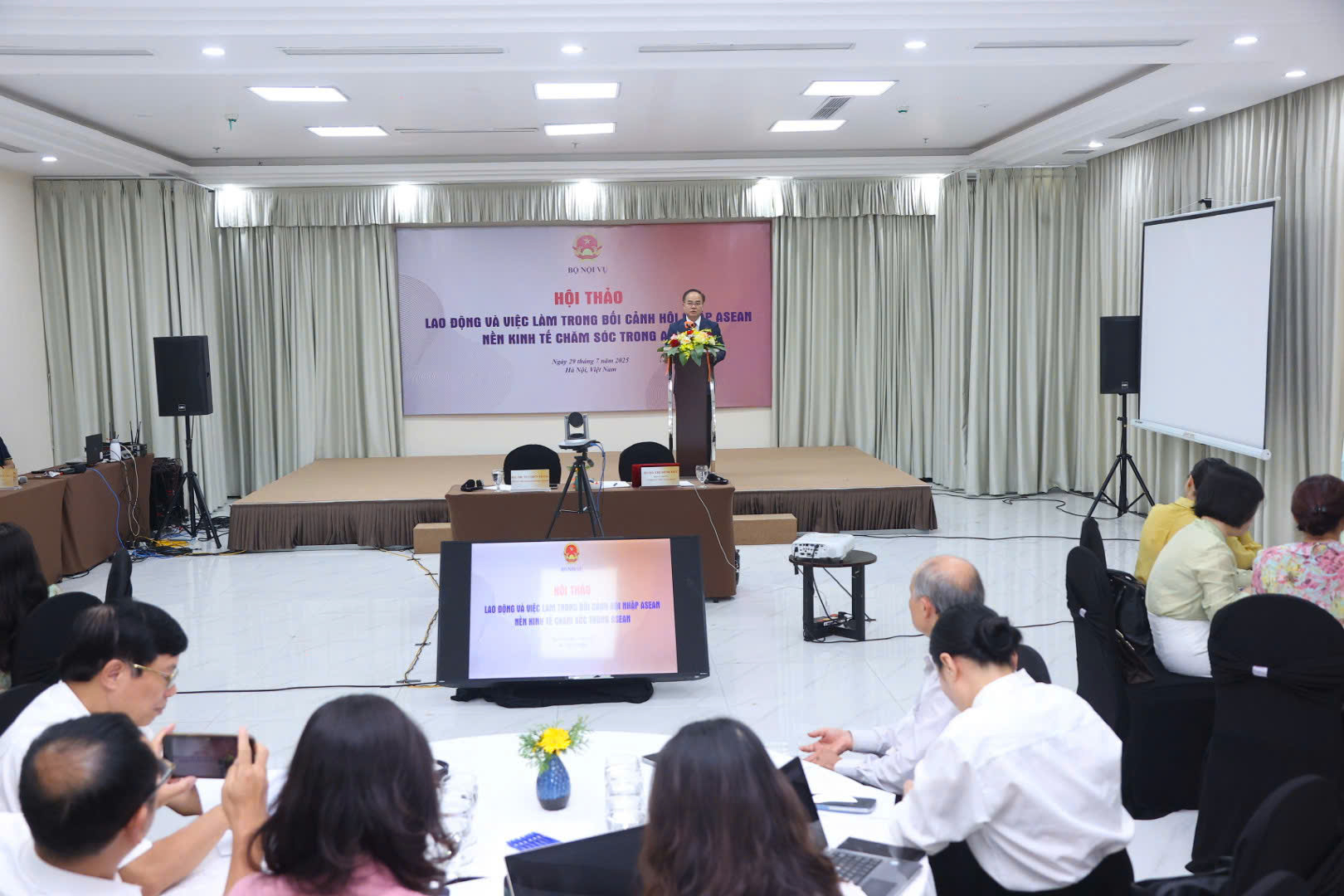 Hội thảo về Hội nhập ASEAN trong lĩnh vực PG88 Sòng bạc trực tuyến TOP 1 Việt Nam | Casino, Nổ Hũ v&agrave; nền Link Trang Chủ PG88.Com Mới #2026 chăm s&oacute;c trong ASEAN. Ảnh: Phương Nhung.