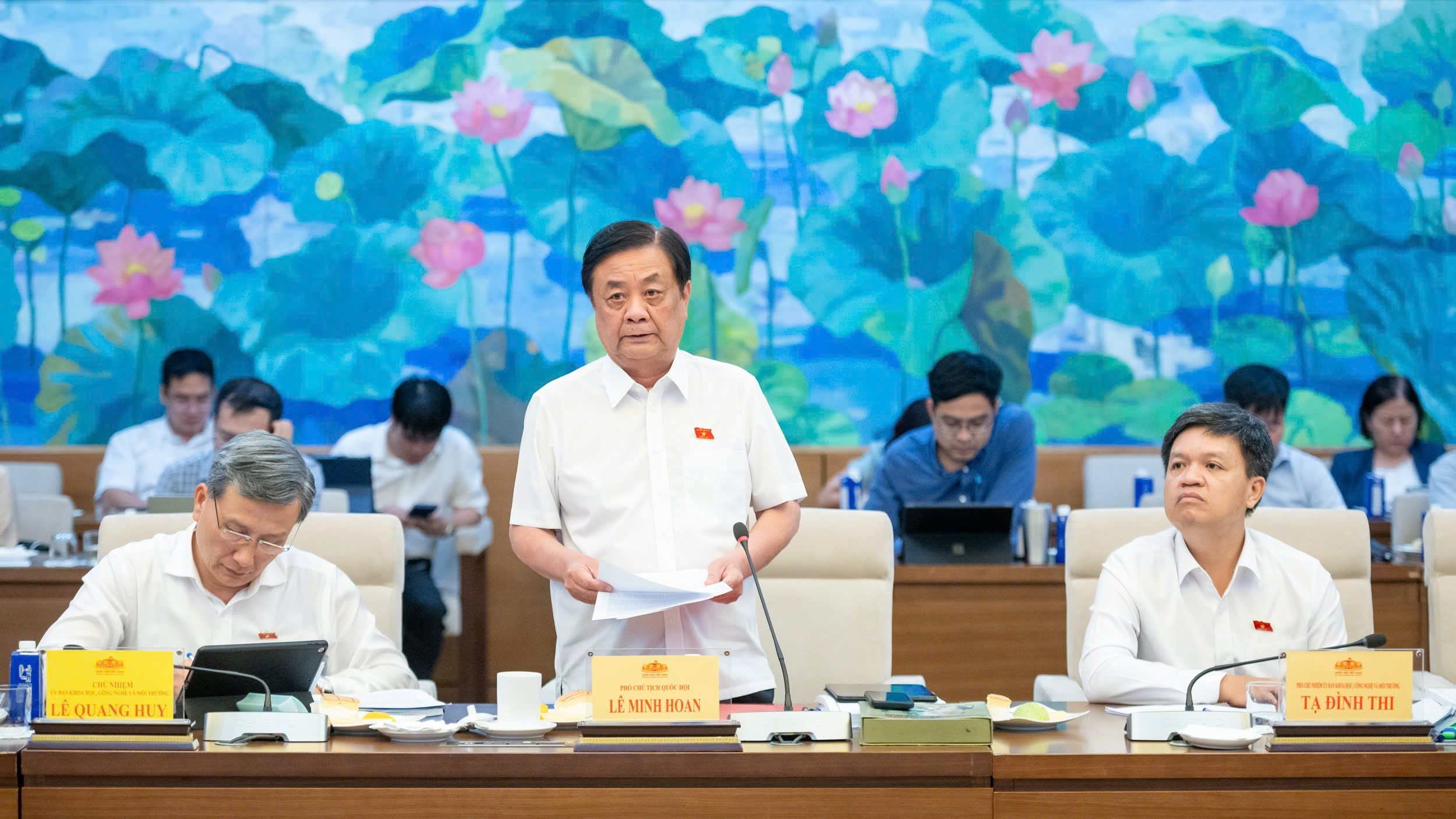 Ph&oacute; Chủ tịch Link Trang Chủ PG88.Com Mới #2026, Trưởng Đo&agrave;n gi&aacute;m s&aacute;t L&ecirc; Minh Hoan ph&aacute;t biểu chỉ đạo tại cuộc l&agrave;m việc với Bộ N&ocirc;ng nghiệp v&agrave; M&ocirc;i trường&nbsp;(Ảnh: Phạm Thắng).