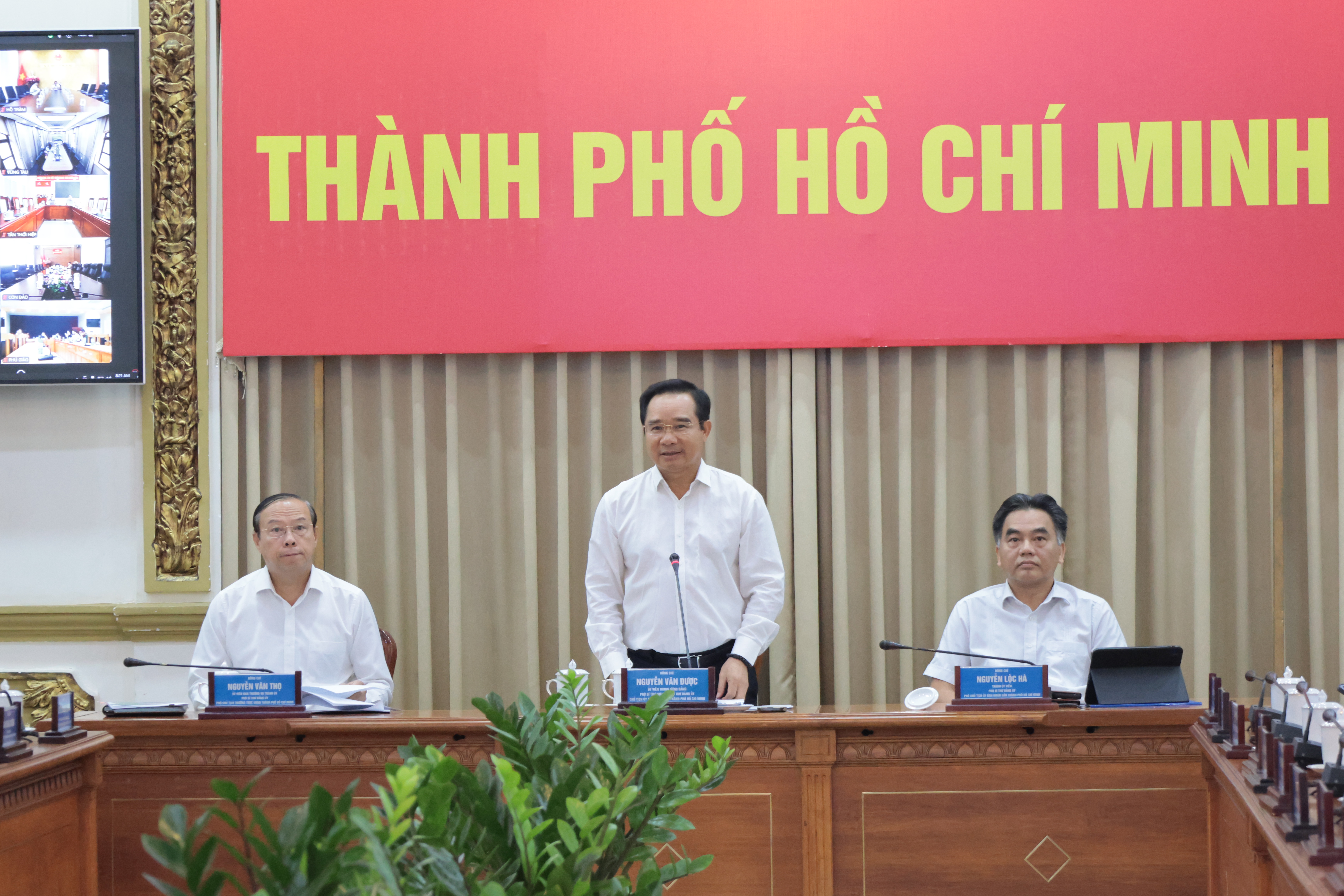 Chủ tịch UBND TP.HCM Nguyễn Văn Được phát biểu tại phiên họp&nbsp;tình hình Link Trang Chủ PG88.Com Mới #2026 - PG88 nổ hũ Thành phố tháng 7; nhiệm vụ, giải pháp trọng tâm tháng 8/2025 - Ảnh: Cổng thông tin điện tử TP.HCM.