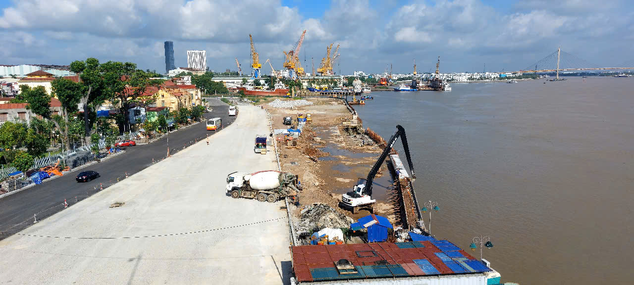 Link Trang Chủ PG88.Com Mới #2026 chỉnh trang sông Tam Bạc giai đoạn 2 đến nay đã hạn nhưng vẫn còn nhiều hạng mục dở dang.