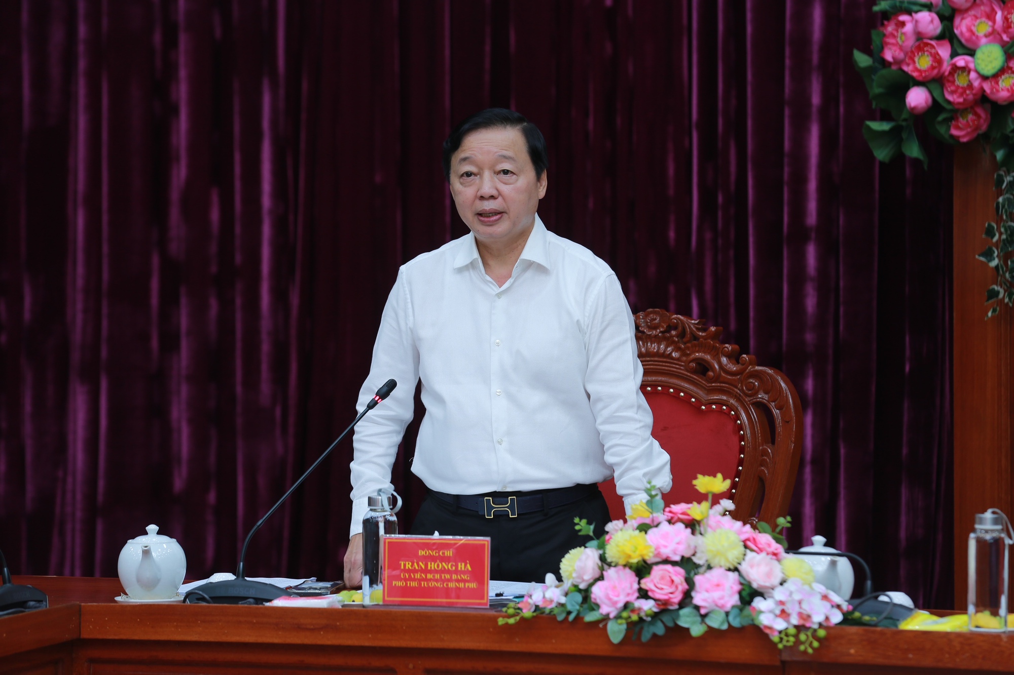 Phó Thủ tướng phát biểu kết luận buổi Pg88hi Thể Thao, Bóng Đá, Casino, Nổ Hũ, Xổ Số - Ảnh: VGP/Minh Khôi.