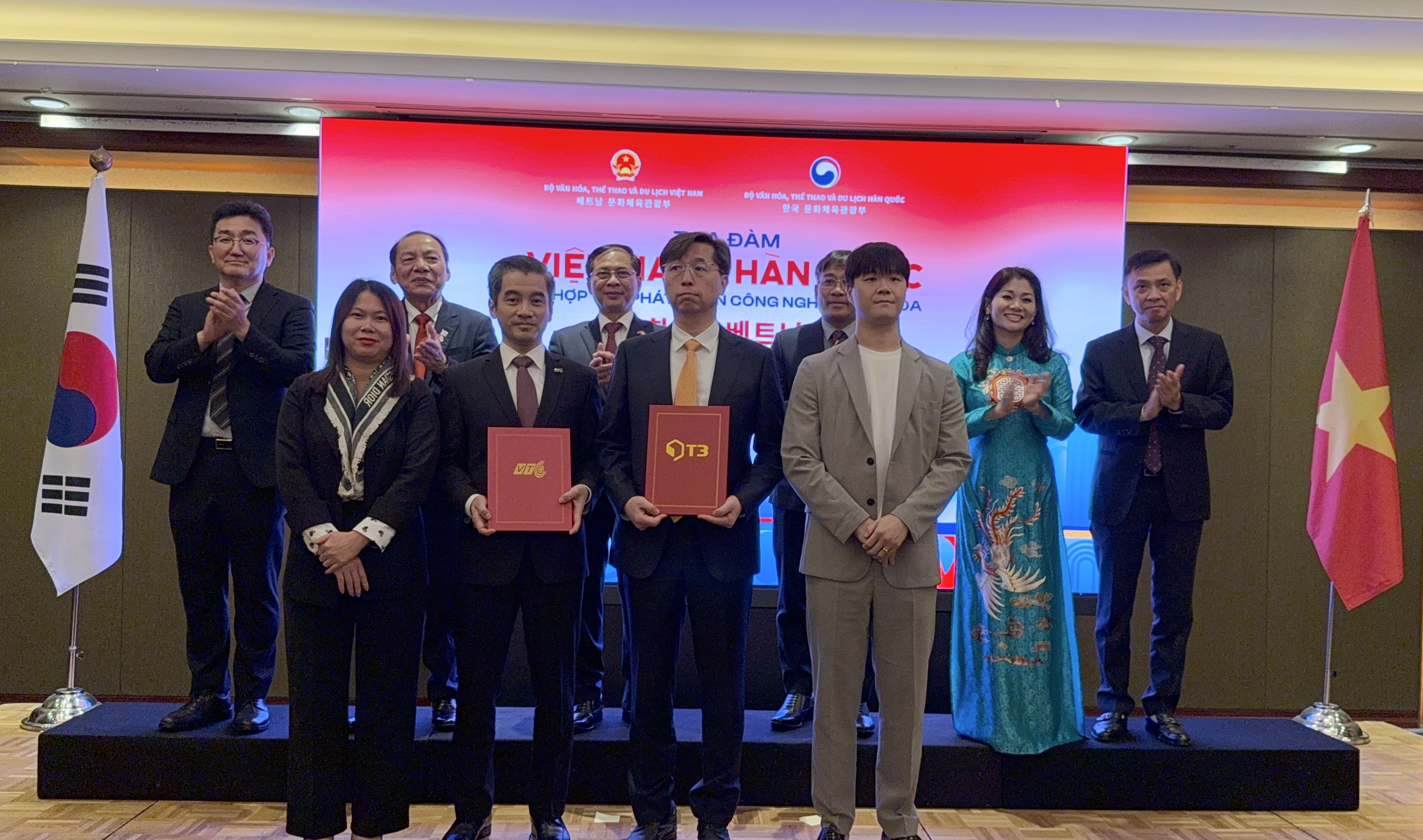 Lễ trao đổi văn kiện hợp tác quan trọng giữa Tổng công ty VTC và T3 Entertaiment hứa hẹn sẽ mở ra giai đoạn phát triển mới cho PG88 Link Dễ Nhớ Pg88.com văn hoá hai nước.