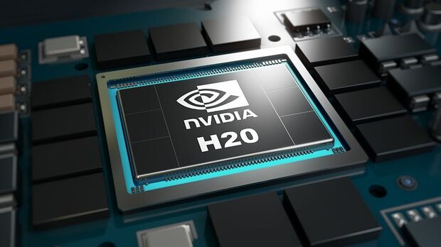 Con chip H20 của Nvidia - Ảnh: Getty Images