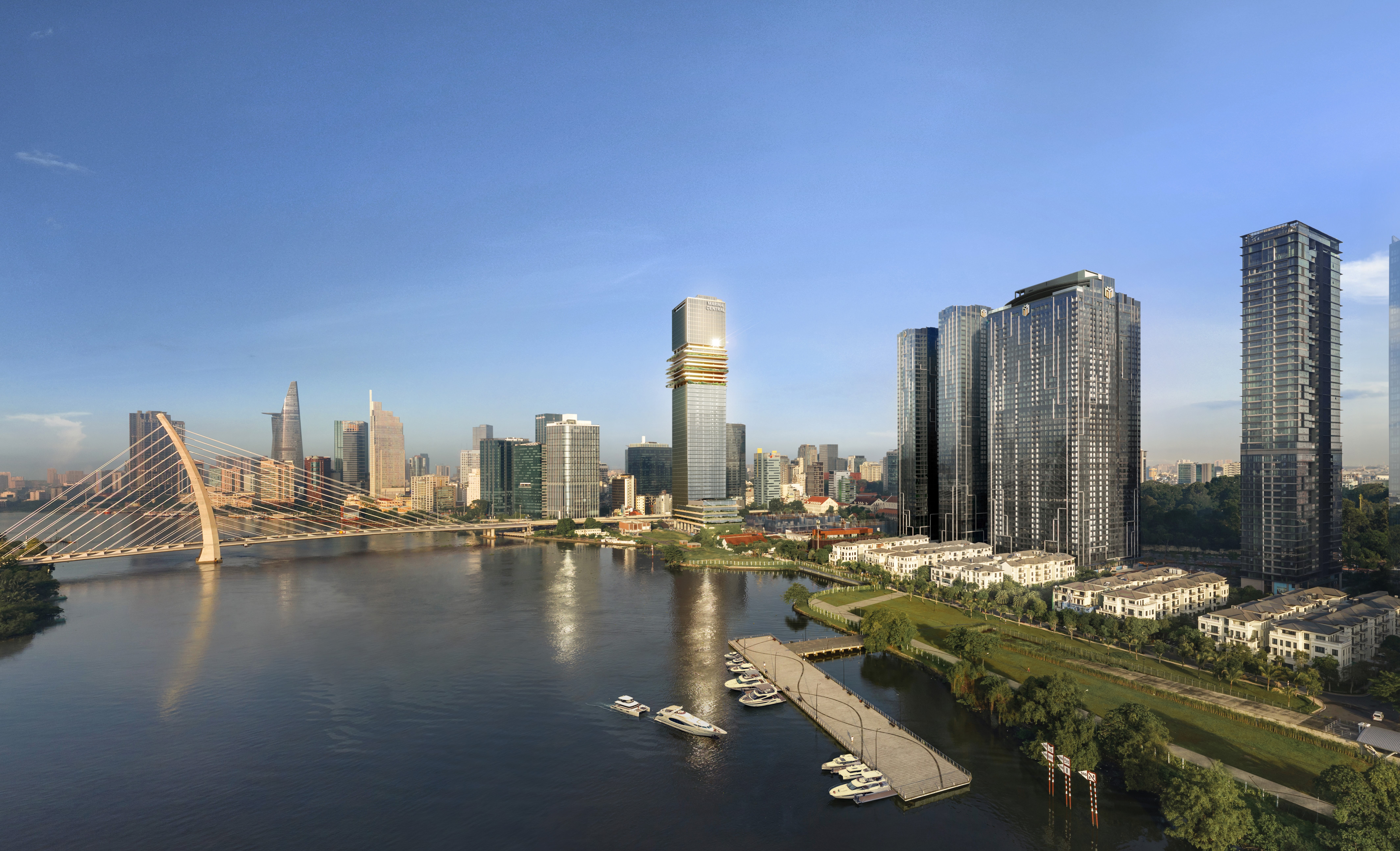 Vị trí đắc địa bên sông Sài Gòn của Grand Marina, Saigon.