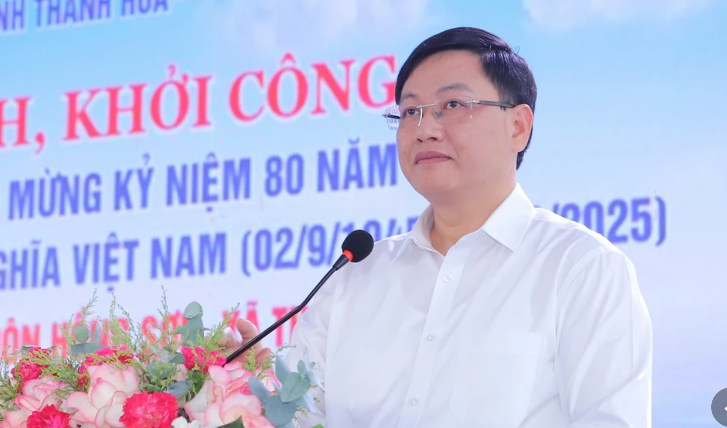 Phó Chủ tịch UBND tỉnh Thanh Hóa Mai Xuân Liêm phát biểu tại buổi lễ&nbsp;khởi công Pg88vn.top độc quyền mỗi ngày Khu tái PG88 Sòng bạc trực tuyến TOP 1 Việt Nam | Casino, Nổ Hũ thôn Hồng Sơn