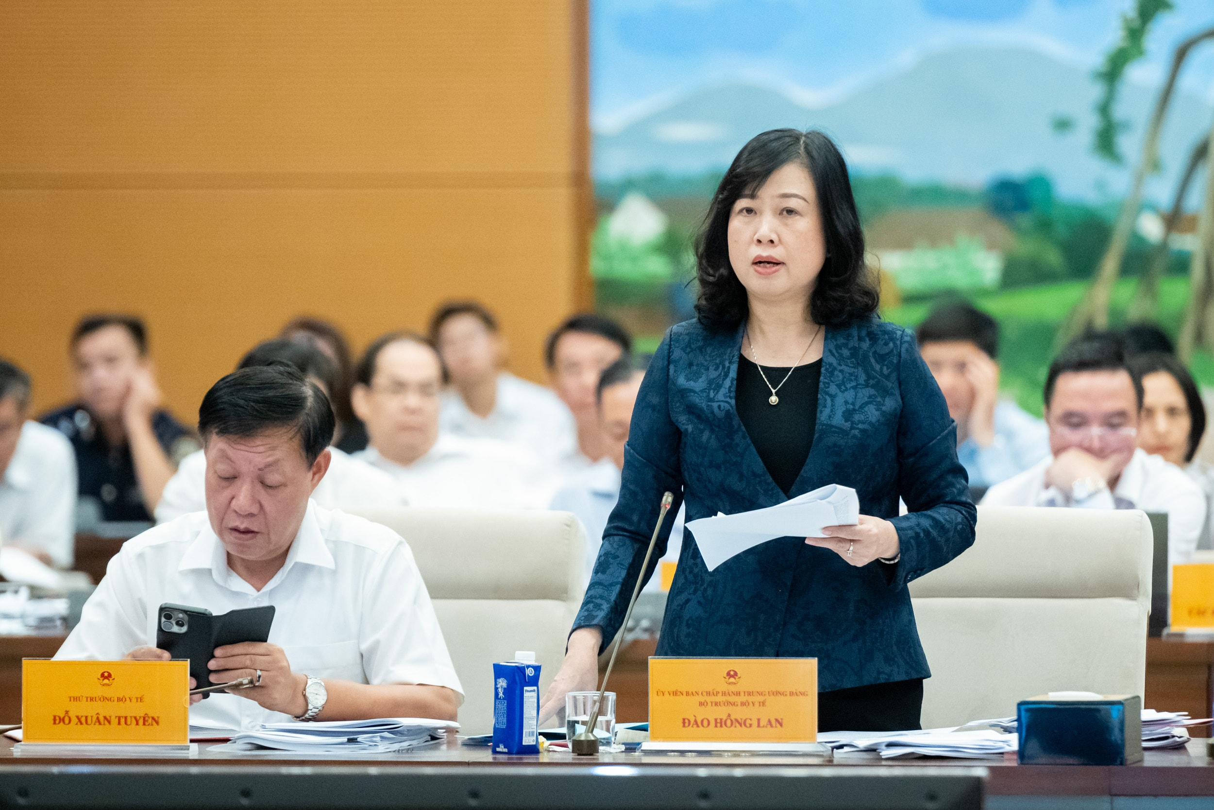 Bộ trưởng Bộ Y tế Đào Hồng Lan phát biểu. Ảnh: Link Trang Chủ PG88.Com Mới #2026.