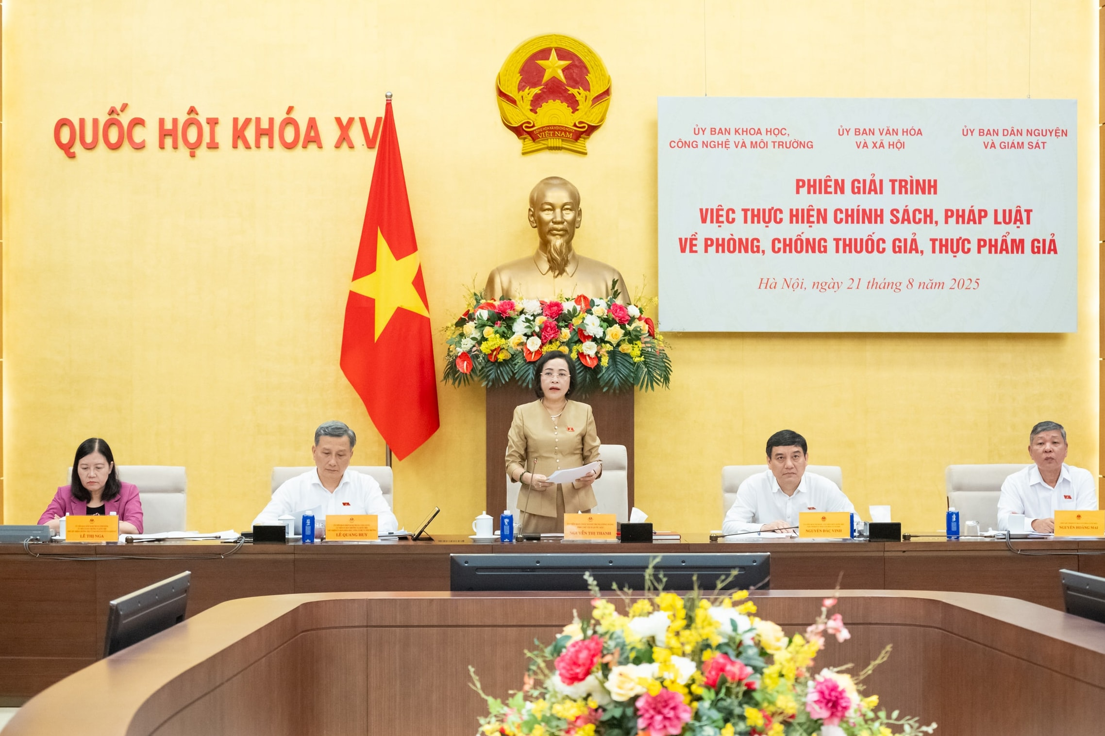 Phó Chủ tịch Link Trang Chủ PG88.Com Mới #2026 Nguyễn Thị Thanh phát biểu chỉ đạo. Ảnh: Link Trang Chủ PG88.Com Mới #2026