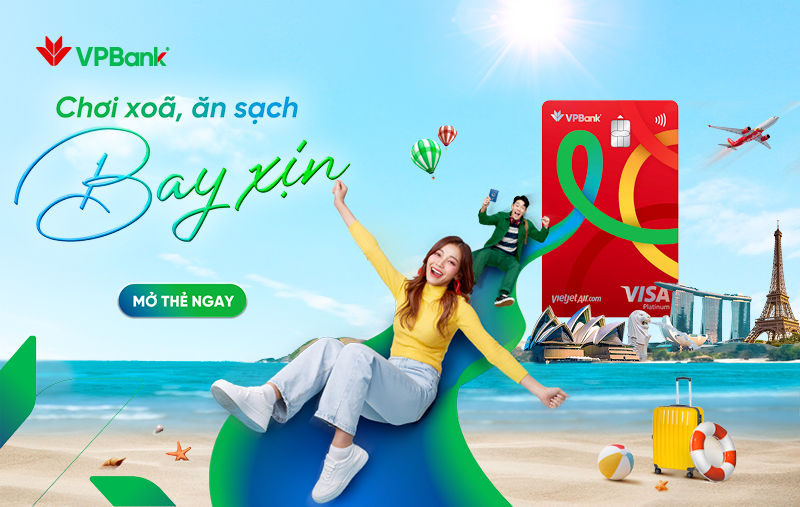 Thẻ VPBank YoJo Visa Platinum: Tấm thẻ quyền lực cho tín đồ du lịch 