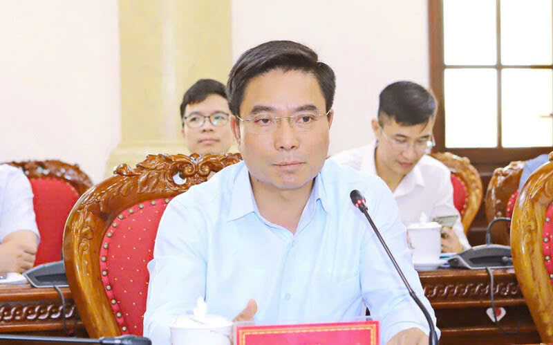 Bí thư Tỉnh uỷ Thanh Hoá&nbsp;Nguyễn Doãn Anh tại buổi làm việc