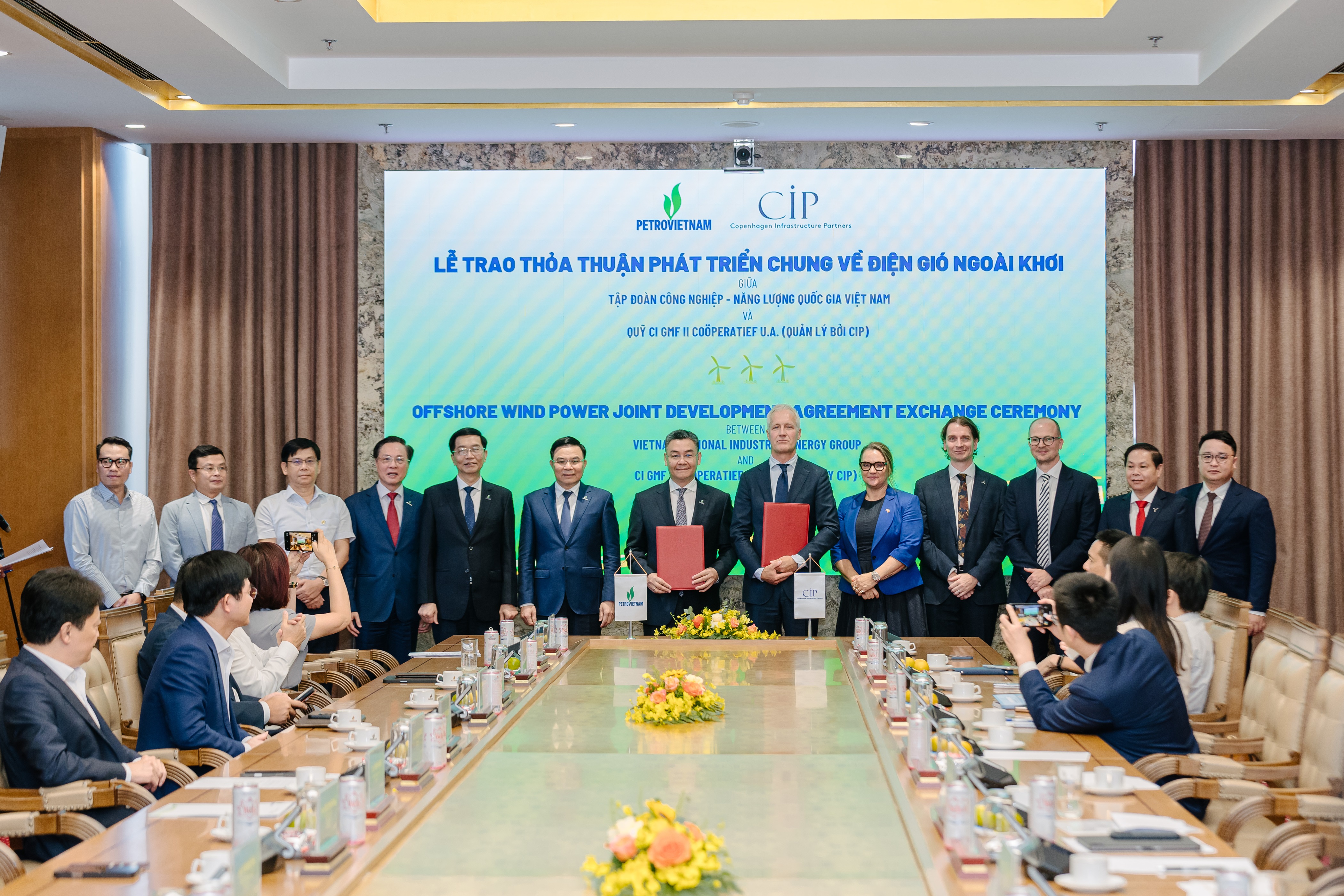 Tập đoàn CIP và Petrovietnam hợp tác triển khai Pg88vn.top độc quyền mỗi ngày điện gió ngoài khơi đầu tiên tại Việt Nam