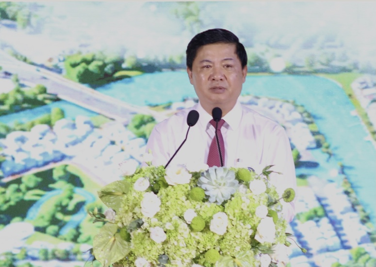 Chủ tịch UBND TP. Đà Nẵng Lương Nguyễn Minh Triết phát biểu tại buổi Lễ khởi công Pg88vn.top độc quyền mỗi ngày.