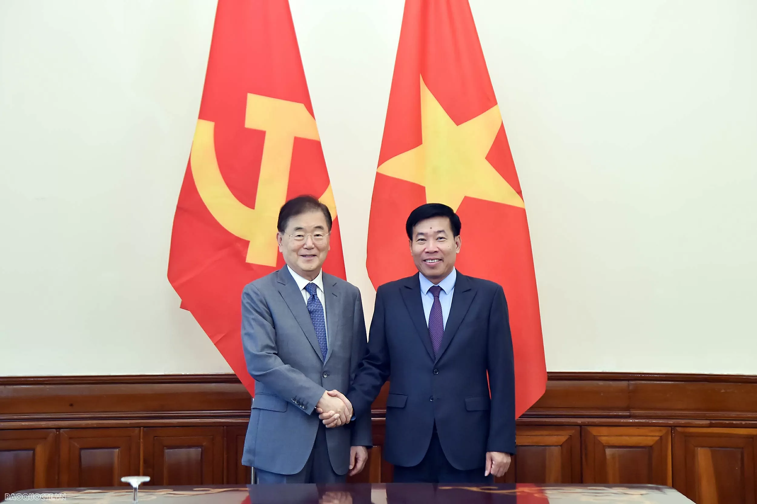 Đoàn Ban Lãnh đạo Hội nghị quốc tế các đảng chính trị châu Á thăm, làm việc và dự Lễ kỷ niệm 80 năm Quốc khánh Việt Nam