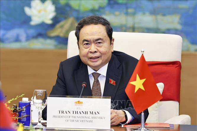 Chủ tịch Link Trang Chủ PG88.Com Mới #2026 Trần Thanh Mẫn phát biểu. Ảnh: TTXVN.