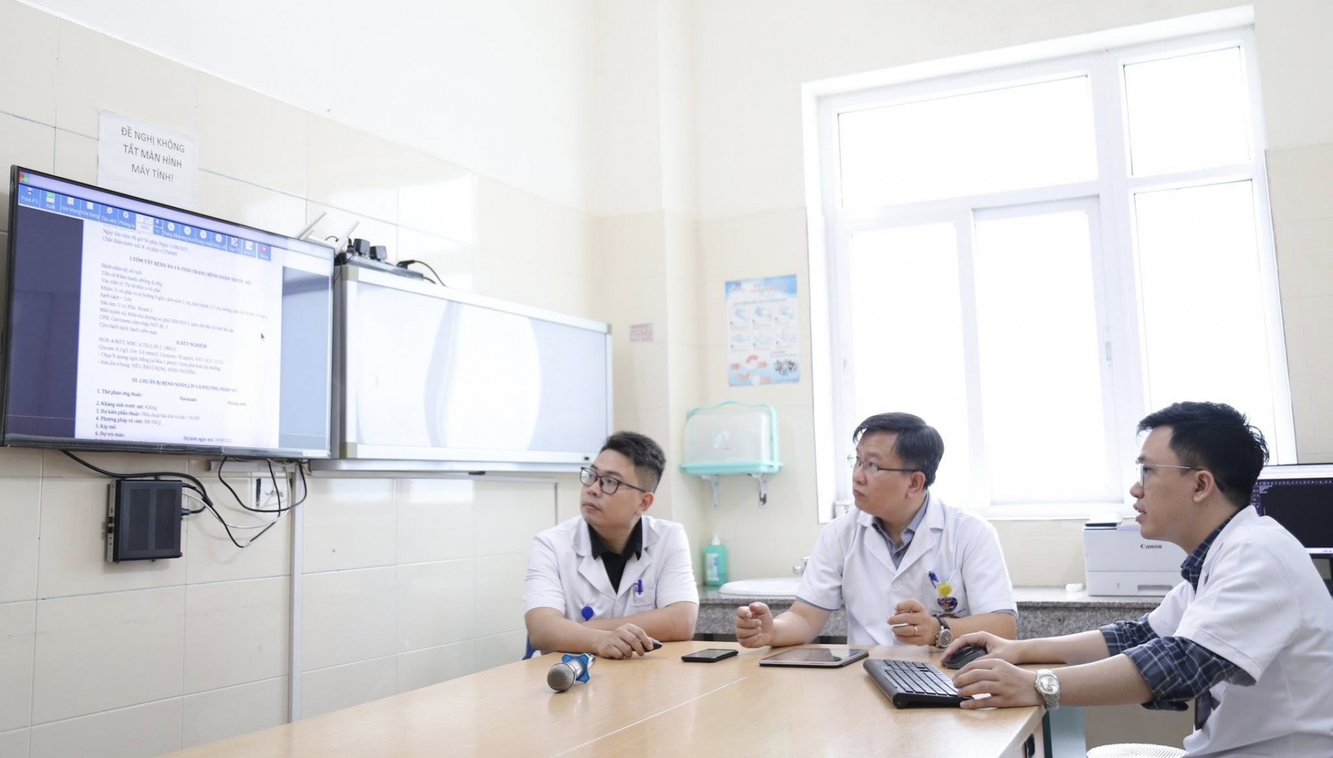 Toàn bộ hệ thống Bệnh viện K đã chính thức áp dụng bệnh án điện tử thay thế hồ sơ giấy.