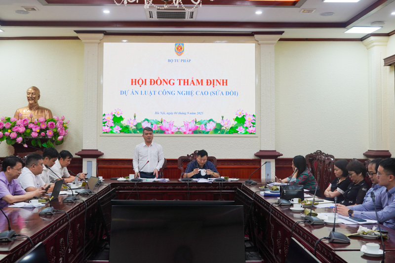 Toàn cảnh cuộc họp. Ảnh: MOJ.&nbsp;
